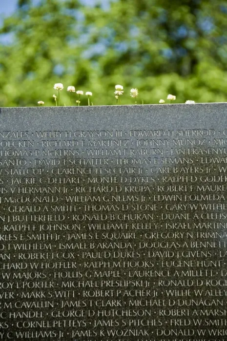 Framed Print : Vietnam Veterans Memorial Wall, Washington D Framed Print : Vietnam Veterans Memorial Wall, Washington D