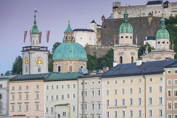 View of the Altstadt (The Old City), UNESCO World Heritage Site, Salzburg, Austria