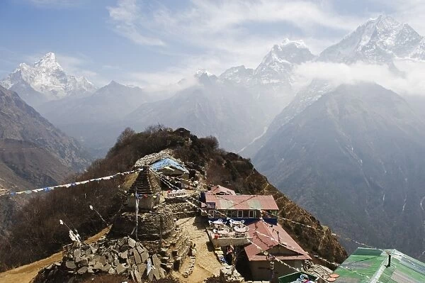 View of Ama Dablam, 6812m, Solu Khumbu Everest Region, Sagarmatha National Park