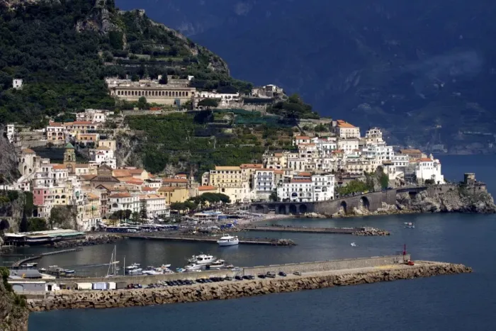 Framed Print : View of Amalfi, Amalfi Coast, UNESCO World Heritage Site, Campania, Italy, Europe Framed Print : View of Amalfi, Amalfi Coast, UNESCO World Heritage Site, Campania, Italy, Europe