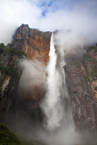 View of Angel Falls from Mirador Laime, Canaima National Park, UNESCO World Heritage Site