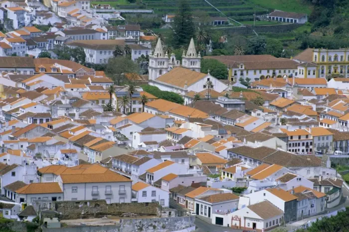 Framed Print : View over Angra do Heroismo Framed Print : View over Angra do Heroismo