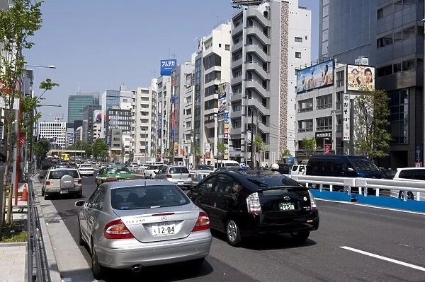 View of Aoyama-dori Street in the Omotesando neighborhood of the Minato ward