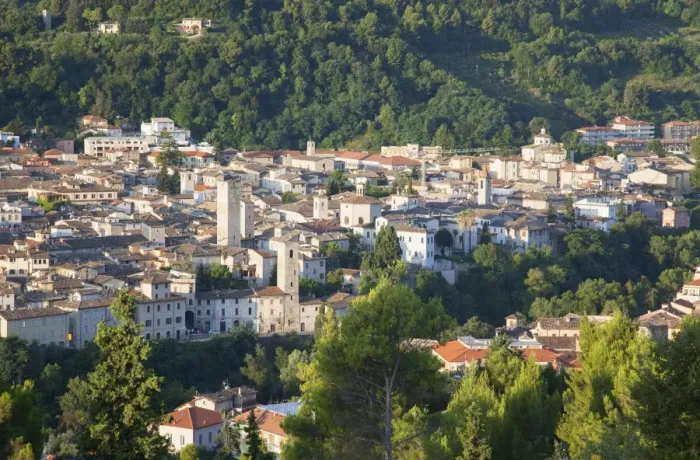 Framed Print : View of Ascoli Piceno, Le Marche, Italy, Europe Framed Print : View of Ascoli Piceno, Le Marche, Italy, Europe