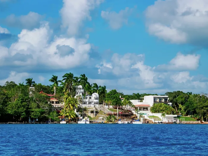 Framed Print : View over Bacalar Lagoon towards Arab House, Bacalar, Quintana Roo State, Mexico Framed Print : View over Bacalar Lagoon towards Arab House, Bacalar, Quintana Roo State, Mexico