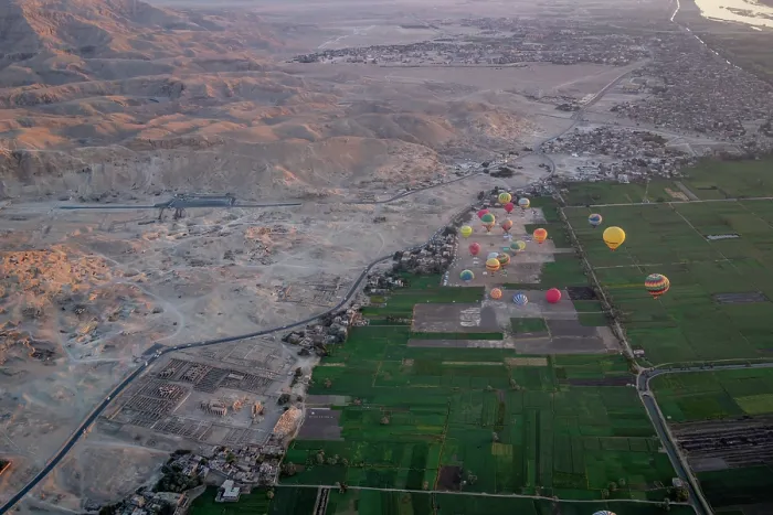 Framed Print : View of other balloons from hot air balloon over Luxor at sunrise, Luxor, Egypt, Africa Framed Print : View of other balloons from hot air balloon over Luxor at sunrise, Luxor, Egypt, Africa
