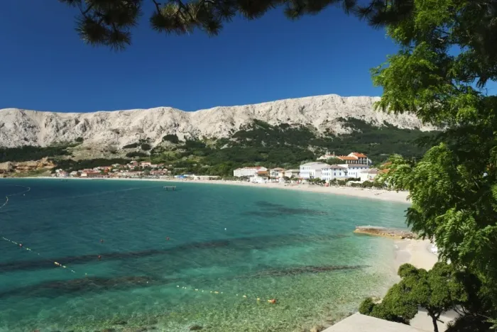 Framed Print : View over bay, Baska, Krk Island, Kvarner Gulf, Croatia, Adriatic, Europe Framed Print : View over bay, Baska, Krk Island, Kvarner Gulf, Croatia, Adriatic, Europe