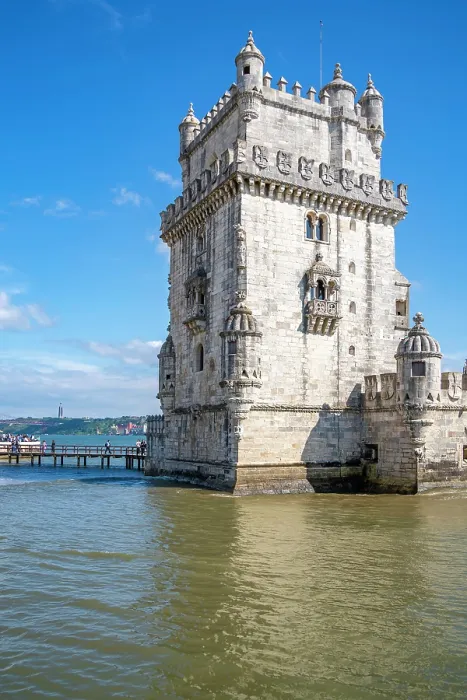 Framed Print : View of Belém Tower (Torre de Belém) on a sunny day, Lisbon, Portugal, Europe Framed Print : View of Belém Tower (Torre de Belém) on a sunny day, Lisbon, Portugal, Europe