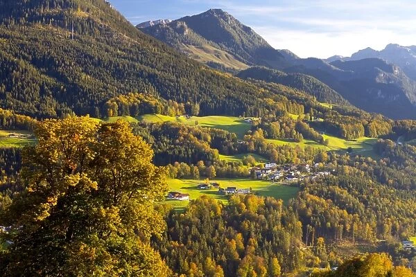 View of Berchtesgaden, Bavaria, Germany, Europe