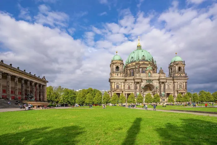 Framed Print : View of Berlin Cathedral, Museum Island, Mitte, Berlin, Germany, Europe