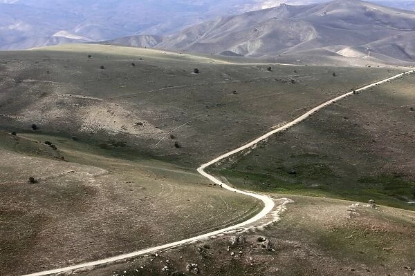 View from Besh Barmaq mountain, Siyazan, Azerbaijan, Central Asia, Asia