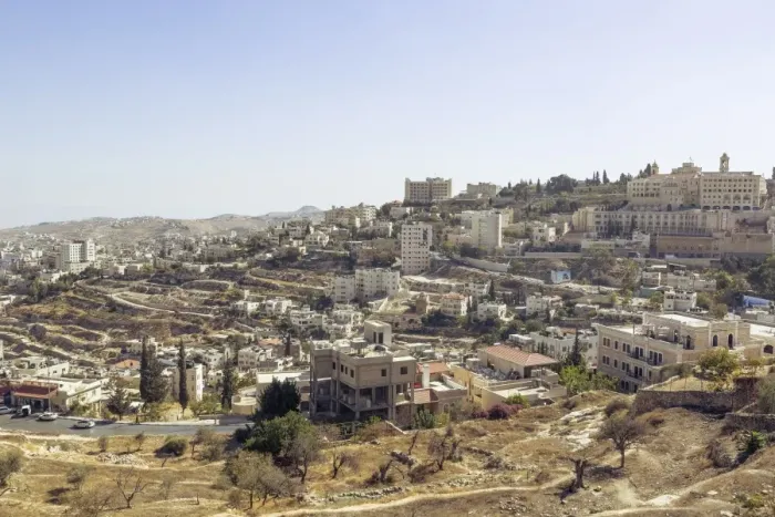 Framed Print : View over Bethlehem and the West Bank, Palestine territories, Israel, Middle East Framed Print : View over Bethlehem and the West Bank, Palestine territories, Israel, Middle East