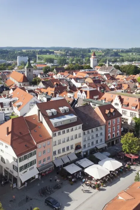 Framed Print : View from Blaserturm Tower, old town, Ravensburg, Upper Swabia, Baden Wurttemberg, Germany, Europe Framed Print : View from Blaserturm Tower, old town, Ravensburg, Upper Swabia, Baden Wurttemberg, Germany, Europe
