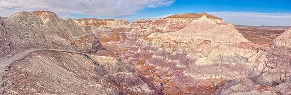 View from the Blue Mesa Trail in Petrified Forest National Park, Arizona
