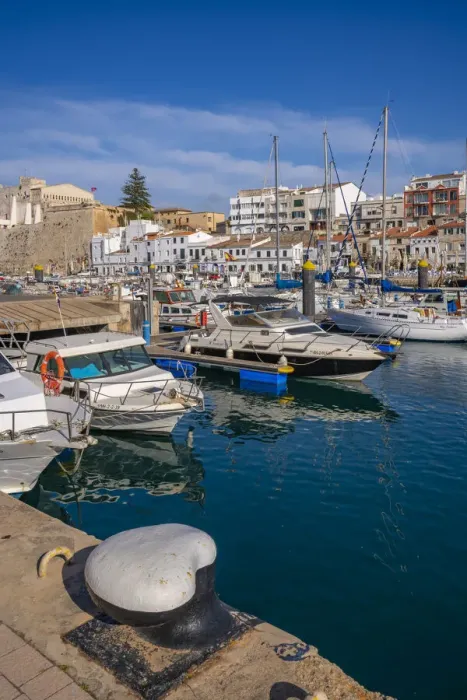 Framed Print : View of boats in marina overlooked by whitewashed houses, Ciutadella, Menorca, Balearic Islands, Spain, Mediterranean, Europe Framed Print : View of boats in marina overlooked by whitewashed houses, Ciutadella, Menorca, Balearic Islands, Spain, Mediterranean, Europe