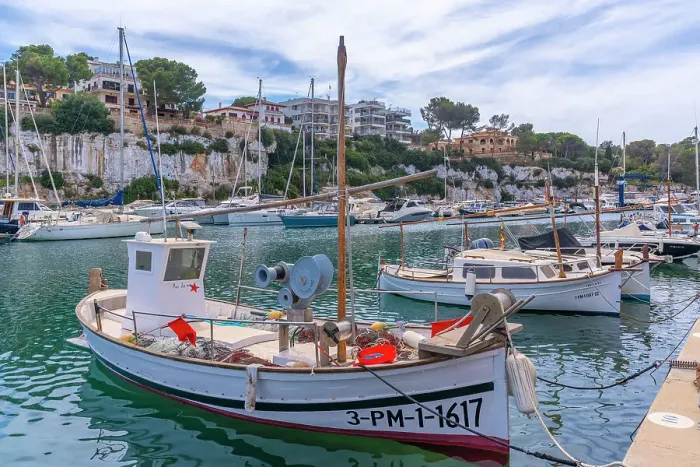 Framed Print : View of boats in Port Manacor, Porto Cristo, Majorca, Balearic Islands, Spain, Mediterranean, Europe Framed Print : View of boats in Port Manacor, Porto Cristo, Majorca, Balearic Islands, Spain, Mediterranean, Europe