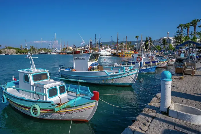 Framed Print : View of boats and ships in Kos Harbour, Kos Town, Kos, Dodecanese, Greek Islands, Greece, Europe Framed Print : View of boats and ships in Kos Harbour, Kos Town, Kos, Dodecanese, Greek Islands, Greece, Europe