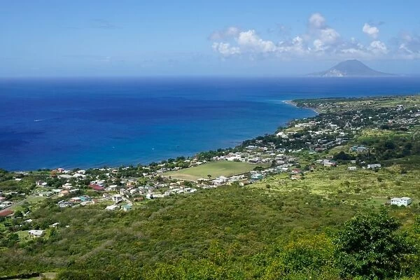 View from Brimstone Hill Fortress, St. Kitts, St. Kitts and Nevis, Leeward Islands