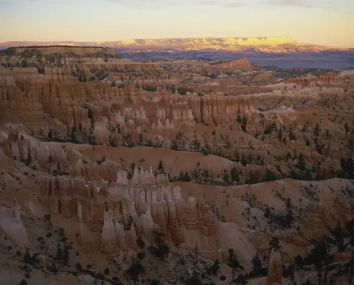 Framed Print : View of Bryce Canyon National Park in evening light Framed Print : View of Bryce Canyon National Park in evening light