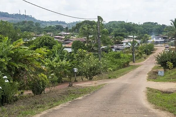 View over Cacao, French Guiana, Department of France, South America