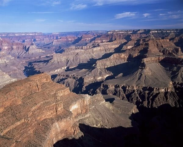 View of canyon and distant Colorado River from the