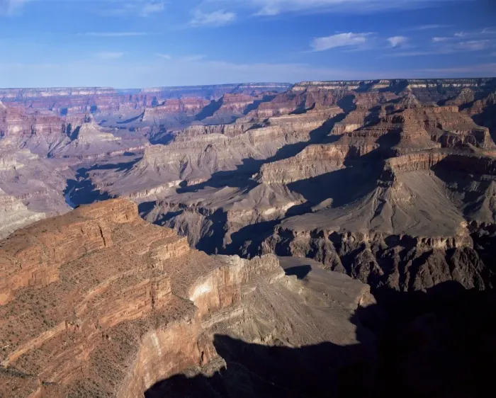 Framed Print : View of canyon and distant Colorado River from Framed Print : View of canyon and distant Colorado River from