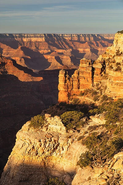 View from Cape Royal, North Rim, Grand Canyon National Park, UNESCO World Heritage Site