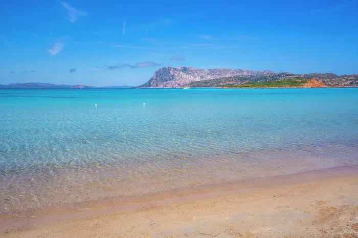 Framed Print : View of Capo Coda Cavallo beach and Isola di Tavolara in the background, Sardinia, Italy, Mediterranean, Europe Framed Print : View of Capo Coda Cavallo beach and Isola di Tavolara in the background, Sardinia, Italy, Mediterranean, Europe