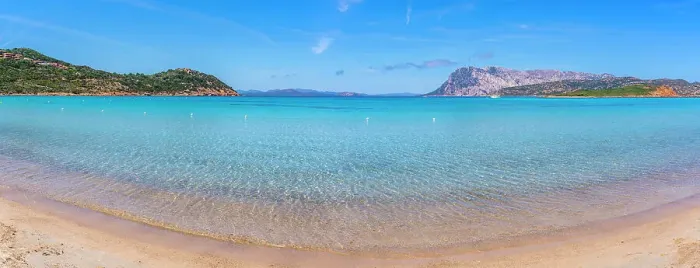 Framed Print : View of Capo Coda Cavallo beach and Isola di Tavolara in the background, Sardinia, Italy, Mediterranean, Europe Framed Print : View of Capo Coda Cavallo beach and Isola di Tavolara in the background, Sardinia, Italy, Mediterranean, Europe