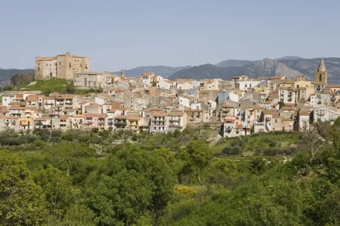 Framed Print : View of Castelbuono Framed Print : View of Castelbuono