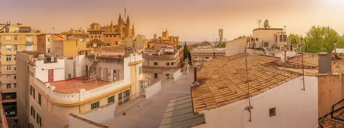 Framed Print : View of Catedral-Basilica de Santa Maria de Mallorca and rooftops, Palma de Mallorca, Majorca, Balearic Islands, Spain, Mediterranean, Europe Framed Print : View of Catedral-Basilica de Santa Maria de Mallorca and rooftops, Palma de Mallorca, Majorca, Balearic Islands, Spain, Mediterranean, Europe