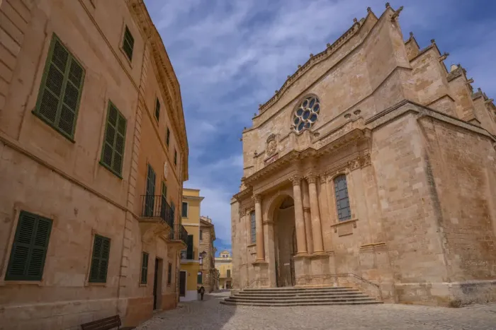 Framed Print : View of Catedral de Santa Maria de Menorca in the historic centre, Ciutadella, Menorca, Balearic Islands, Spain, Mediterranean, Europe Framed Print : View of Catedral de Santa Maria de Menorca in the historic centre, Ciutadella, Menorca, Balearic Islands, Spain, Mediterranean, Europe
