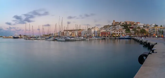 Framed Print : View of Cathedral and Dalt Vila overlooking harbour at dusk, Ibiza Town, Eivissa, Balearic Islands, Spain, Mediterranean, Europe Framed Print : View of Cathedral and Dalt Vila overlooking harbour at dusk, Ibiza Town, Eivissa, Balearic Islands, Spain, Mediterranean, Europe