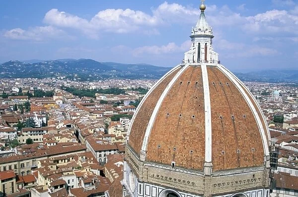 View of cathedral dome (Duomo)