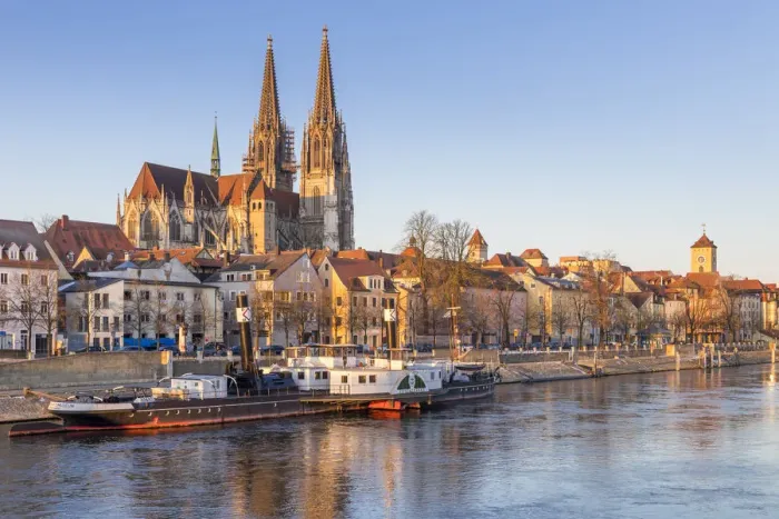 Framed Print : View to the Cathedral of St. Peter, Regensburg, Bavaria, Germany, Europe Framed Print : View to the Cathedral of St. Peter, Regensburg, Bavaria, Germany, Europe