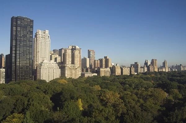 View of Central Park from south looking north