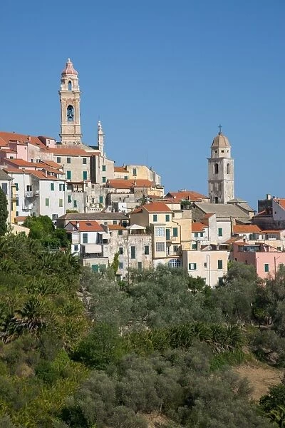 View of Cervo, Imperia, Liguria, Italy, Europe