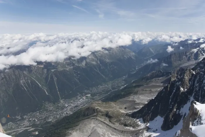 Framed Print : View of Chamonix, Aiguille du Midi, Mont Blanc, Haute Savoie, French Alps, France, Europe Framed Print : View of Chamonix, Aiguille du Midi, Mont Blanc, Haute Savoie, French Alps, France, Europe