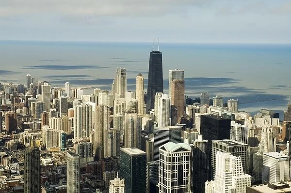 View of Chicago from the Sears Tower Sky Deck
