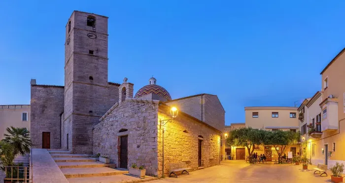 Framed Print : View of Chiesa Parrocchiale di S. Paolo Apostolo church at dusk, Olbia, Sardinia, Italy, Mediterranean, Europe Framed Print : View of Chiesa Parrocchiale di S. Paolo Apostolo church at dusk, Olbia, Sardinia, Italy, Mediterranean, Europe