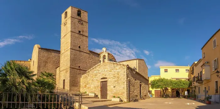 Framed Print : View of Chiesa Parrocchiale di S. Paolo Apostolo church on sunny day in Olbia, Olbia, Sardinia, Italy, Mediterranean, Europe Framed Print : View of Chiesa Parrocchiale di S. Paolo Apostolo church on sunny day in Olbia, Olbia, Sardinia, Italy, Mediterranean, Europe