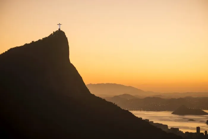 Framed Print : View from Chinese Vista at dawn, Rio de Janeiro, Brazil, South America Framed Print : View from Chinese Vista at dawn, Rio de Janeiro, Brazil, South America