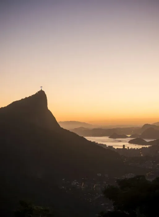 Framed Print : View from Chinese Vista at dawn, Rio de Janeiro, Brazil, South America Framed Print : View from Chinese Vista at dawn, Rio de Janeiro, Brazil, South America