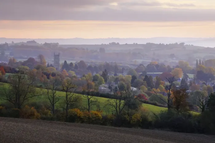 Framed Print : View over Chipping Campden in autumn, Chipping Campden, Cotswolds, Gloucestershire Framed Print : View over Chipping Campden in autumn, Chipping Campden, Cotswolds, Gloucestershire