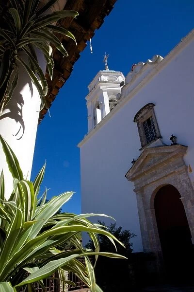 View of Church Belltower, San Sebastian del Oeste (San Sebastian) Jalisco, Mexico, North America