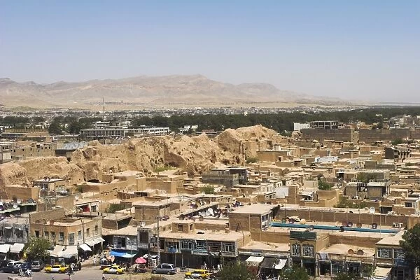 View from The Citadel (Qala-i-Ikhtiyar-ud-din), Herat, Herat Province, Afghanistan, Asia