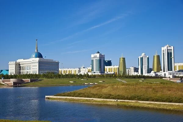 View of city, Astana, Kazakhstan, Central Asia, Asia
