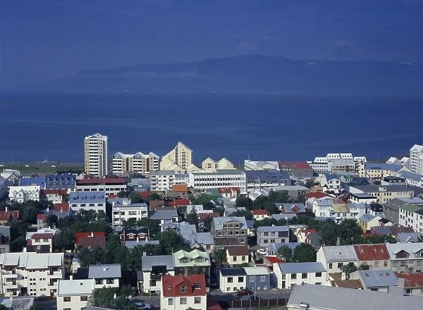 View of city from Hallgrimskirkja