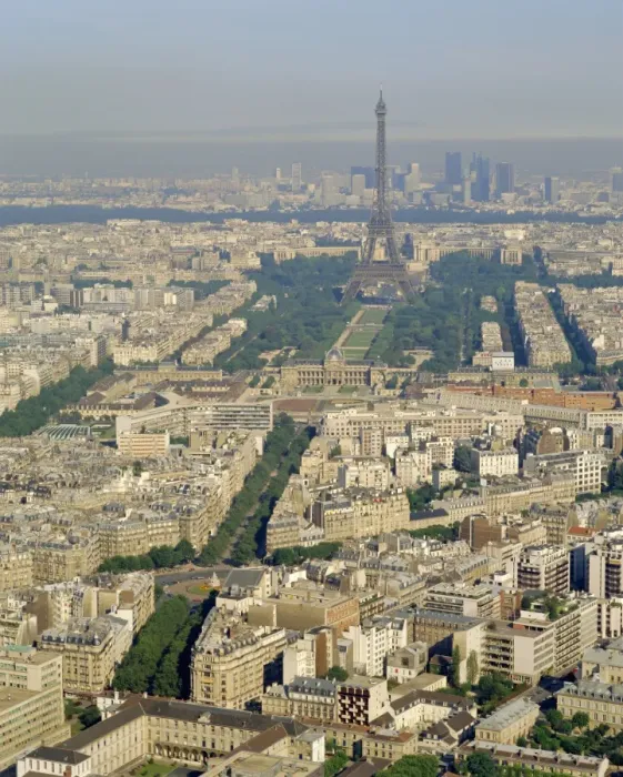 Framed Print : View of the city from Montparnasse Tower, Paris, France, Europe Framed Print : View of the city from Montparnasse Tower, Paris, France, Europe