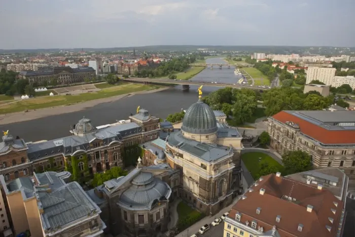 Framed Print : View over city and the River Elbe, Dresden, Saxony, Germany, Europe Framed Print : View over city and the River Elbe, Dresden, Saxony, Germany, Europe